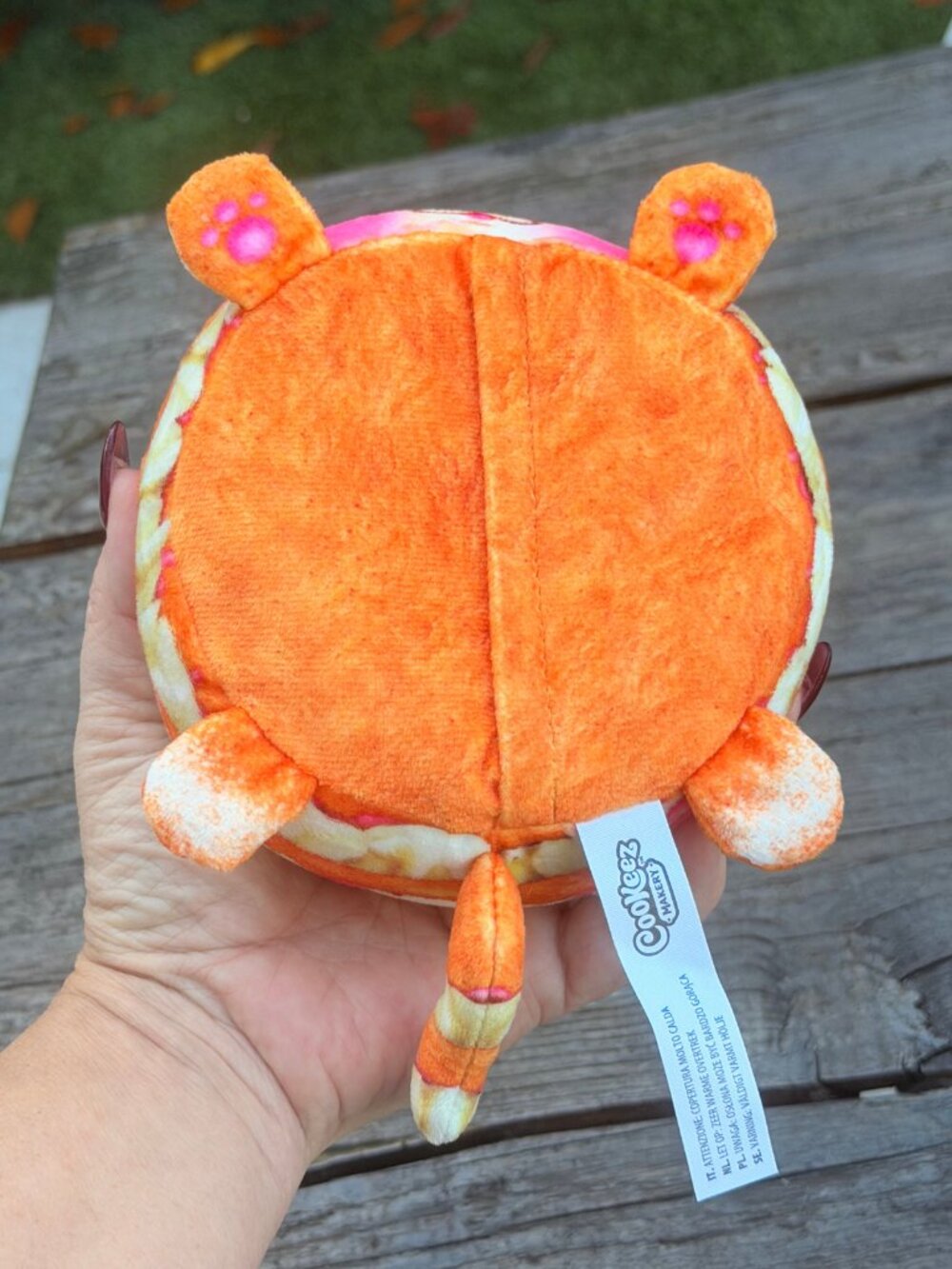 RARE Cookeez Makery Baked Party Treatz Birthday Candle Cat WORKS Plush Stuffed - Picture 9 of 10